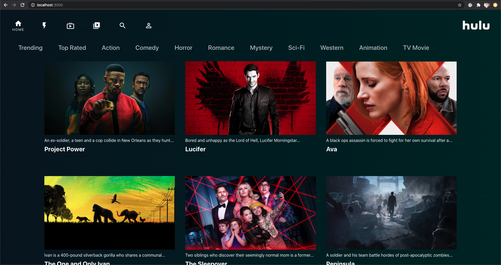 Hulu Clone